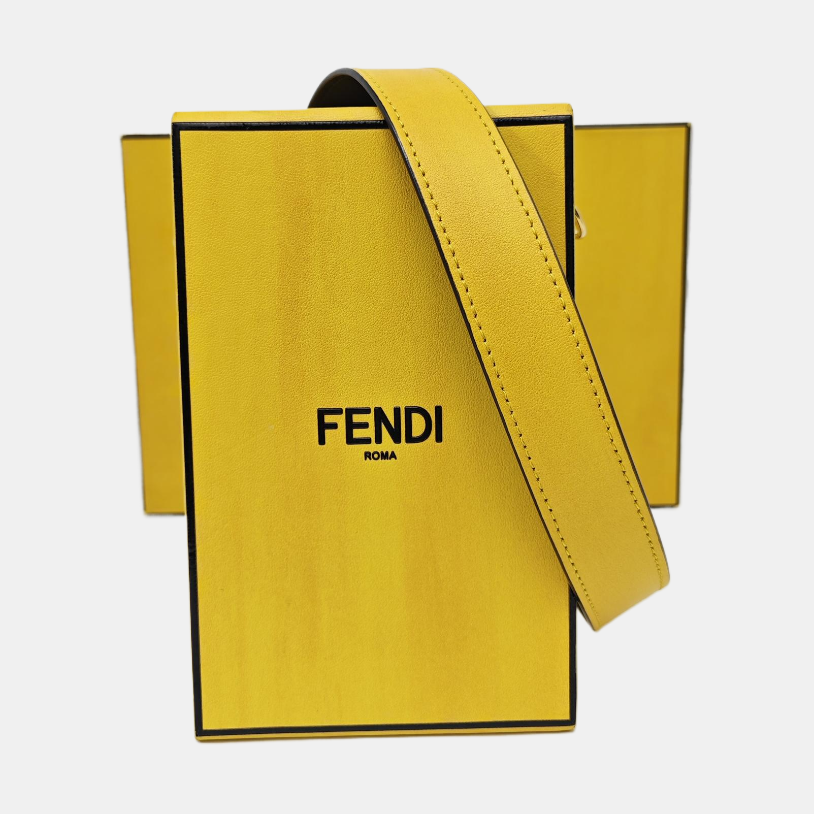 Calfskin Shoulder Bag Yellow