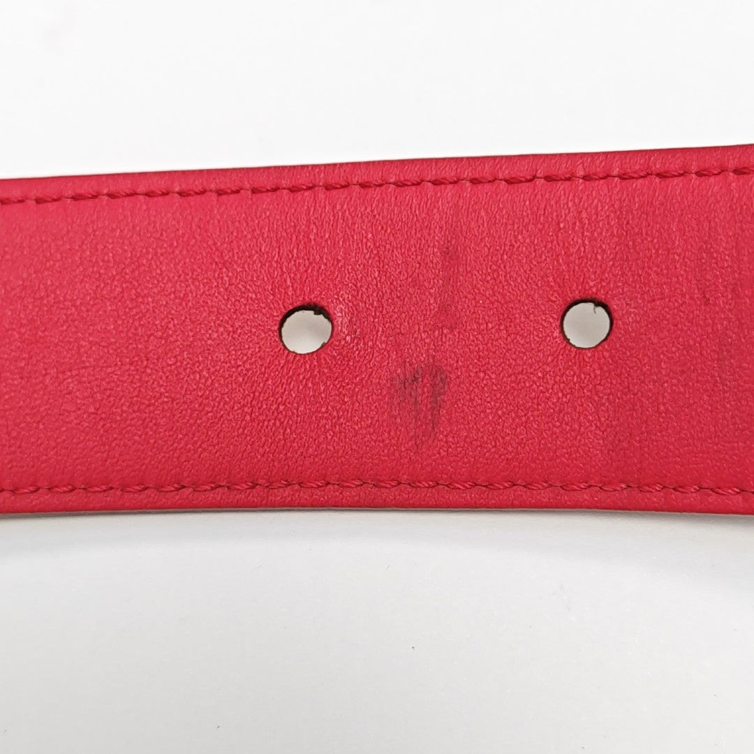 Coated Canvas Belt White