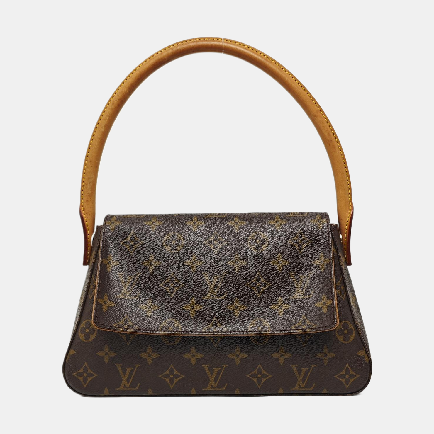 LOOPING PM Monogram Coated Canvas Brown