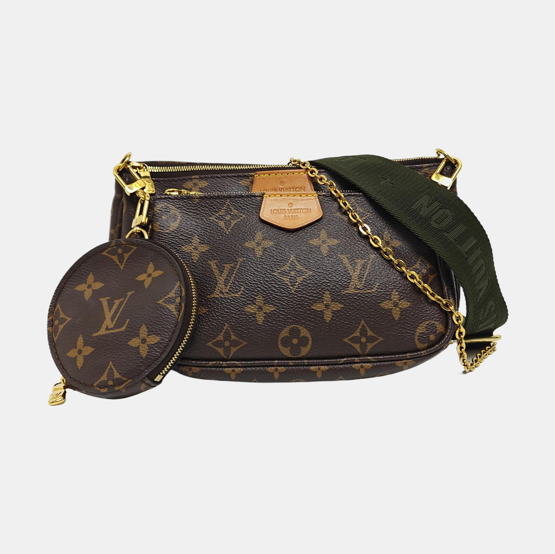 MULTI Monogram Coated Canvas Brown