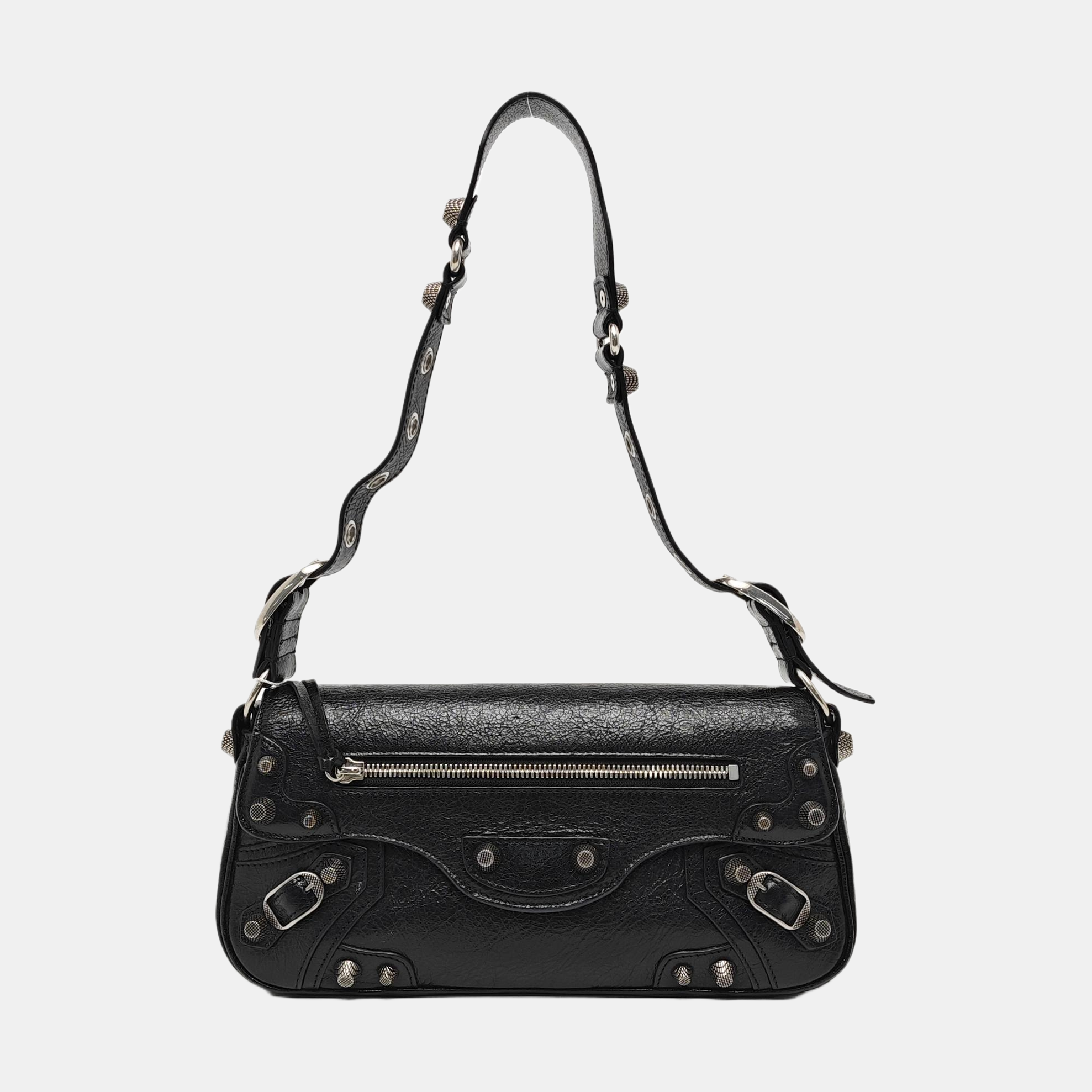 Lambskin Shoulder Bag Small Black