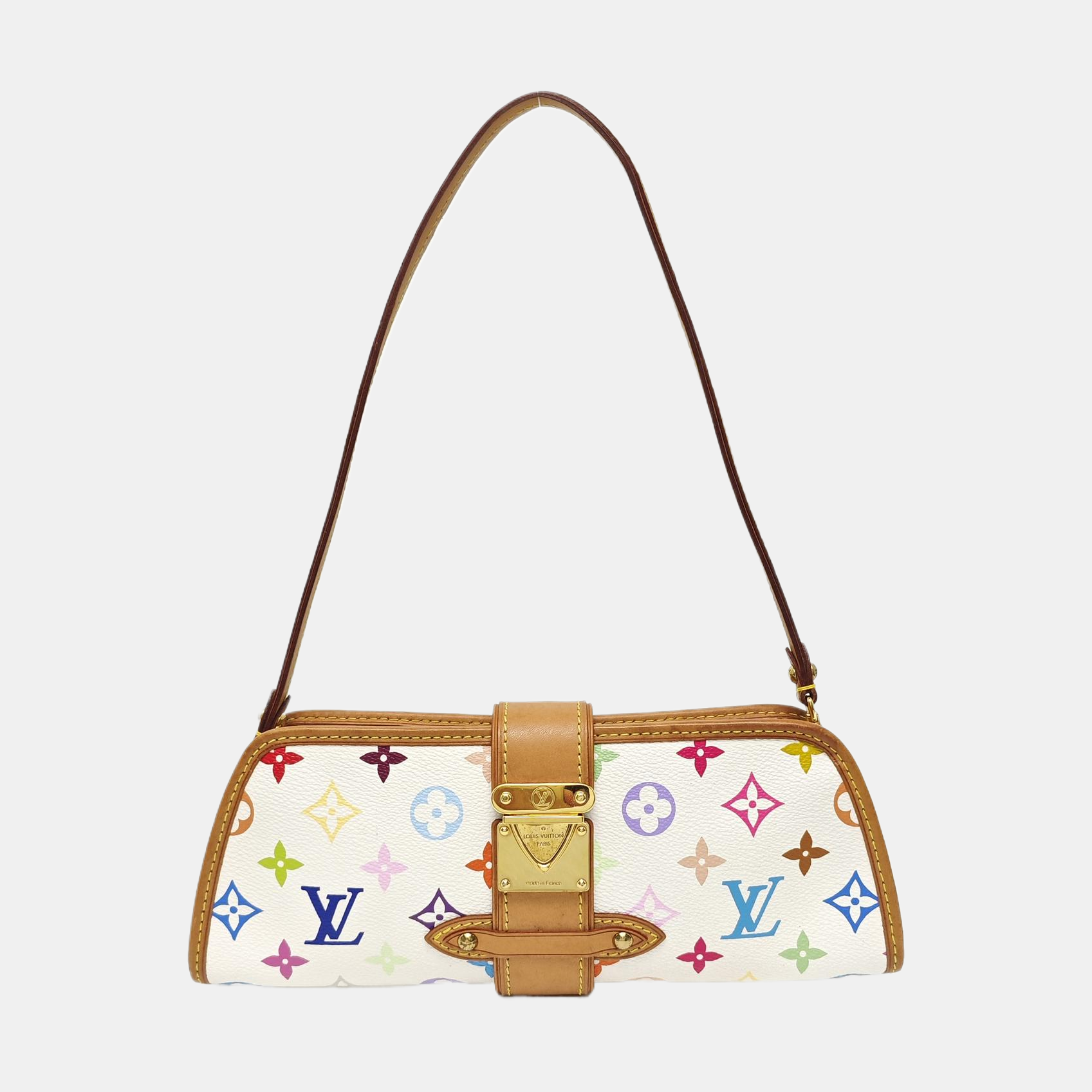 LV × TM SHIRLEY Monogram Coated Canvas White