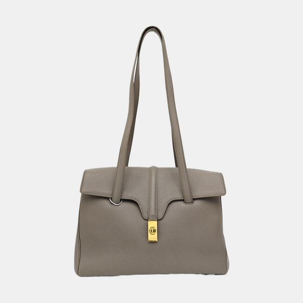 16 Medium Calfskin Gray