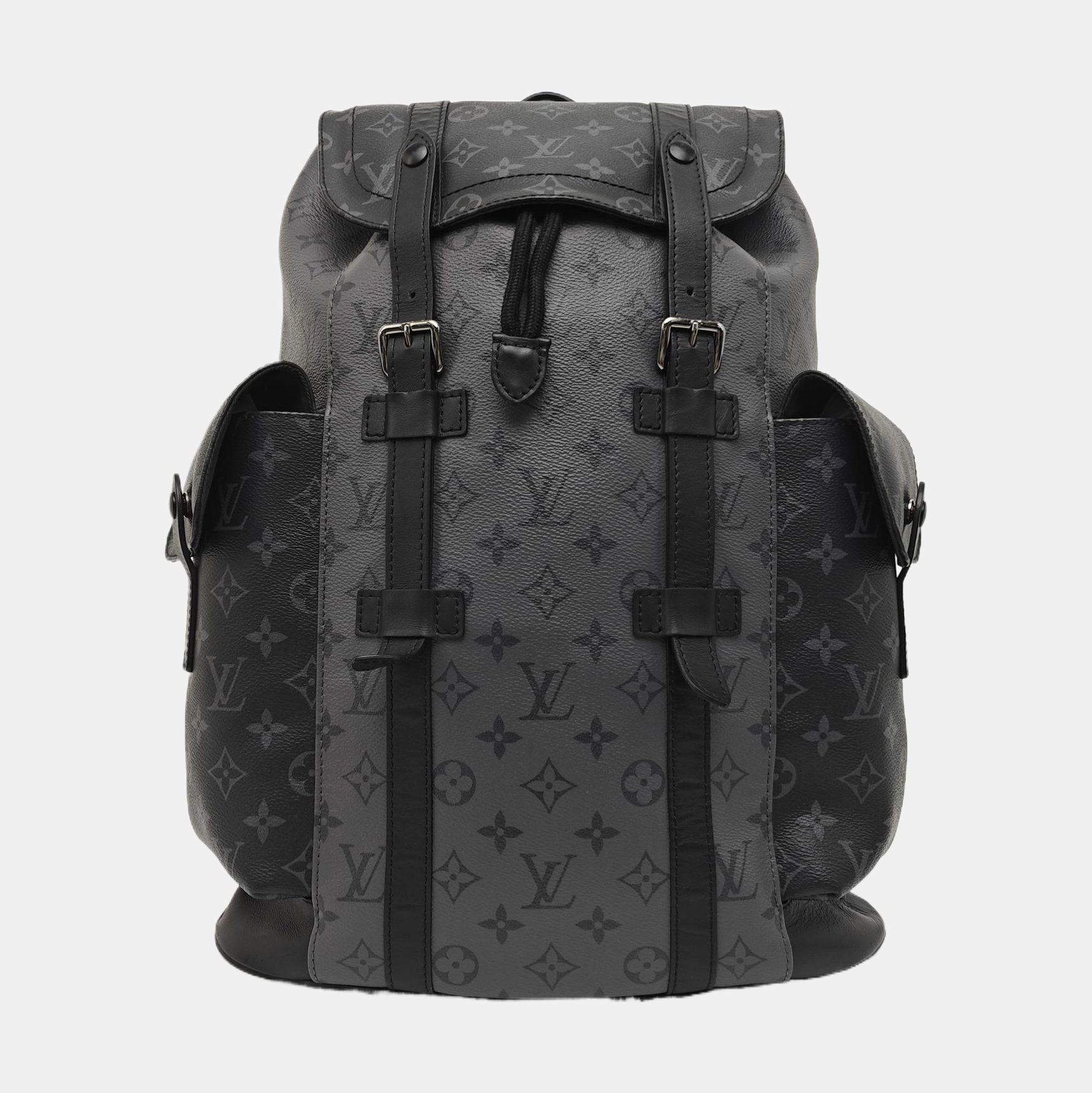 CHRISTOPHER Monogram Coated Canvas Gray