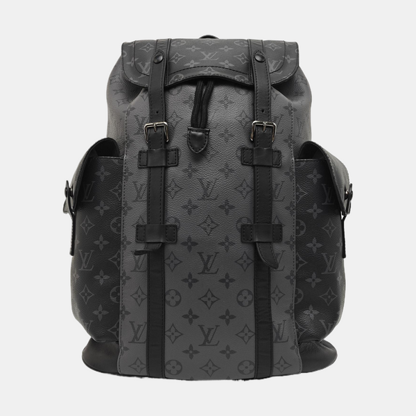 CHRISTOPHER Monogram Coated Canvas Gray