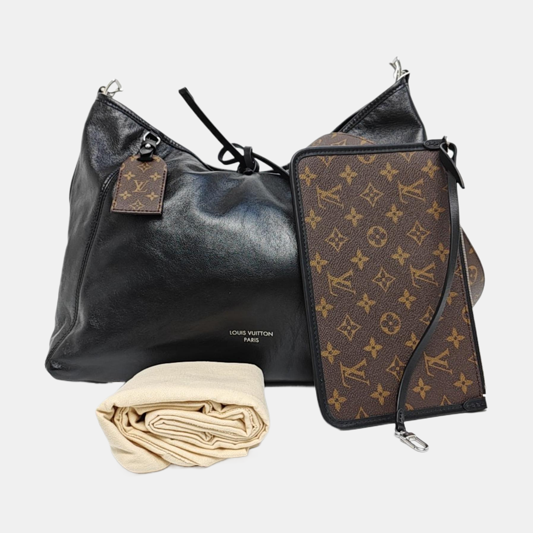 CARRYALL MM Monogram Lambskin Black