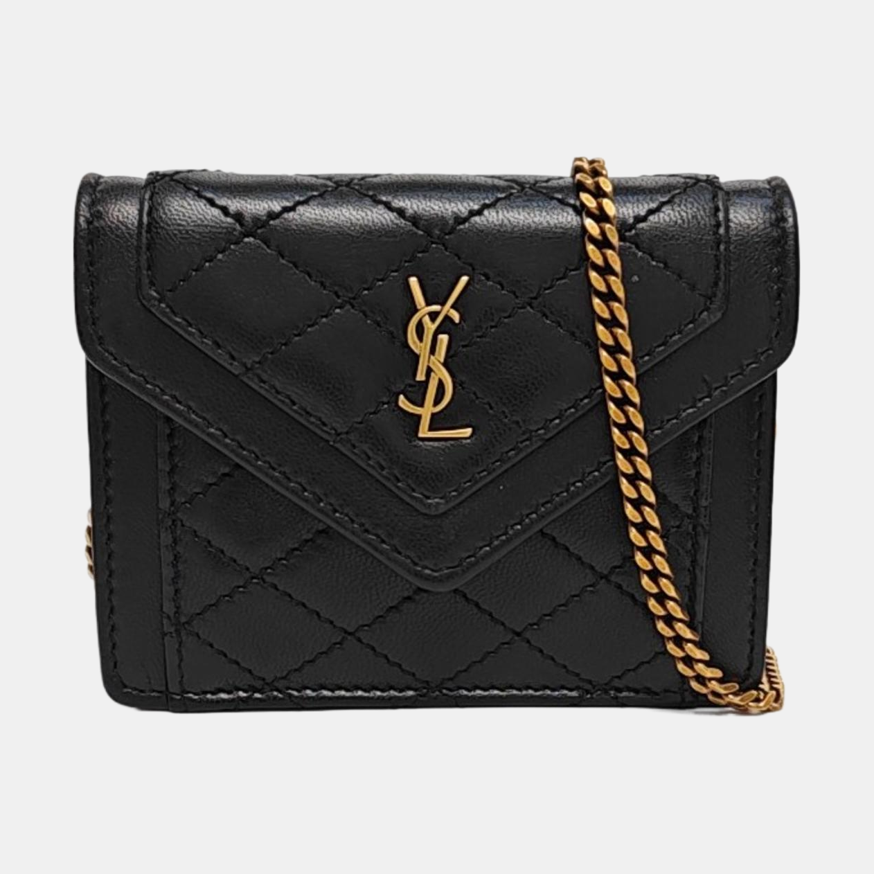 GABY Quilted Lambskin Black