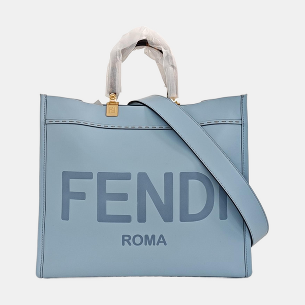 Sunshine Medium Calfskin Blue