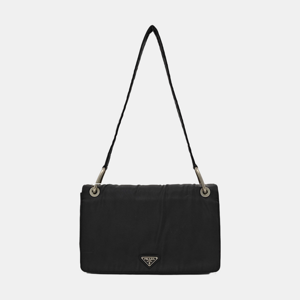 Nylon Tote Bag Black