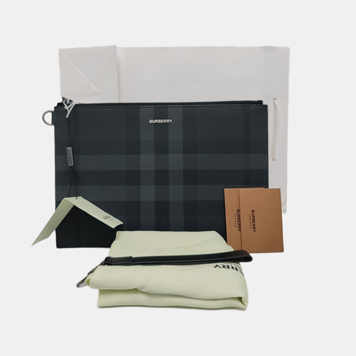 Large Coated Canvas Gray