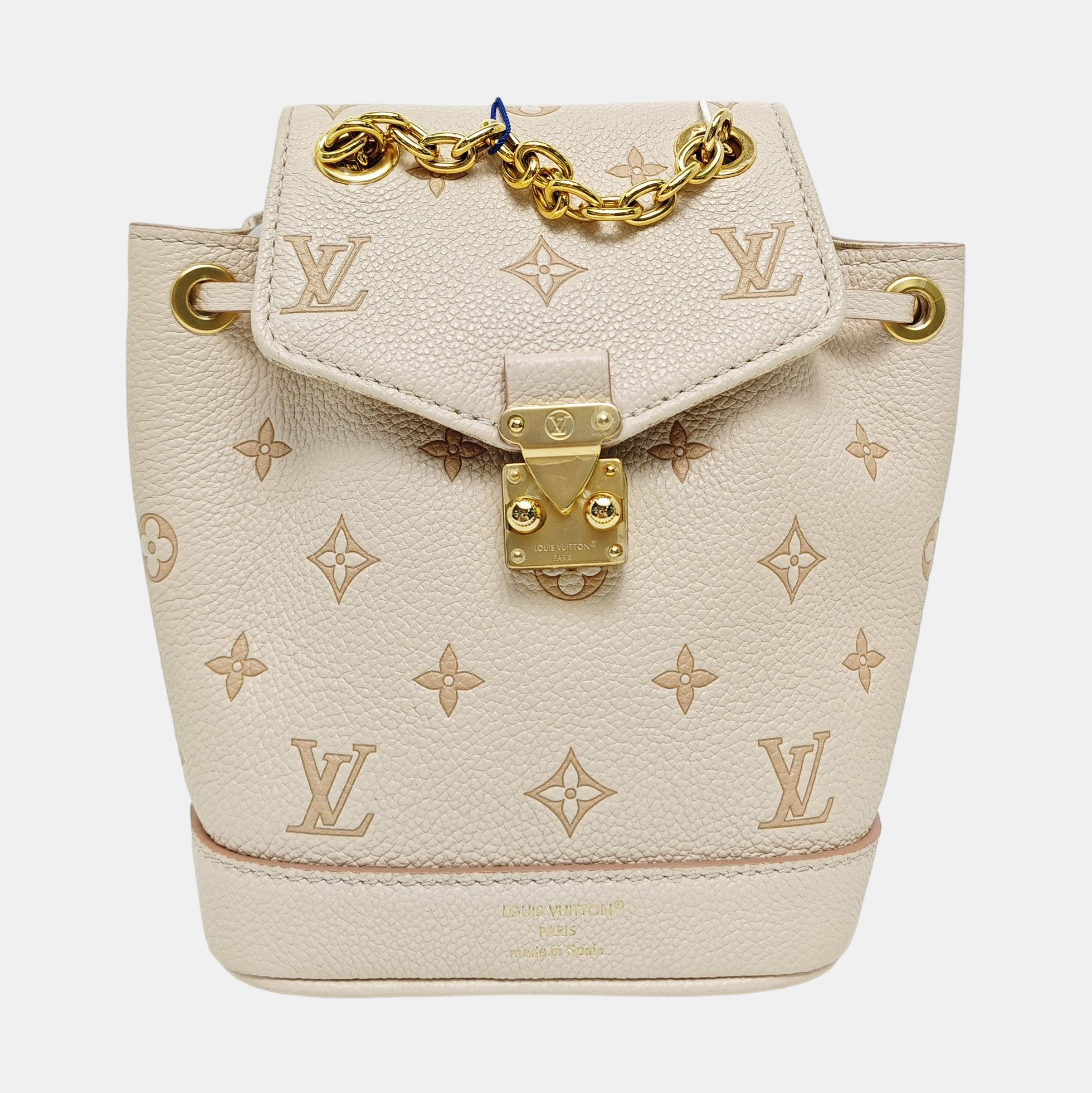 NOÉ Nano Monogram Calfskin Beige
