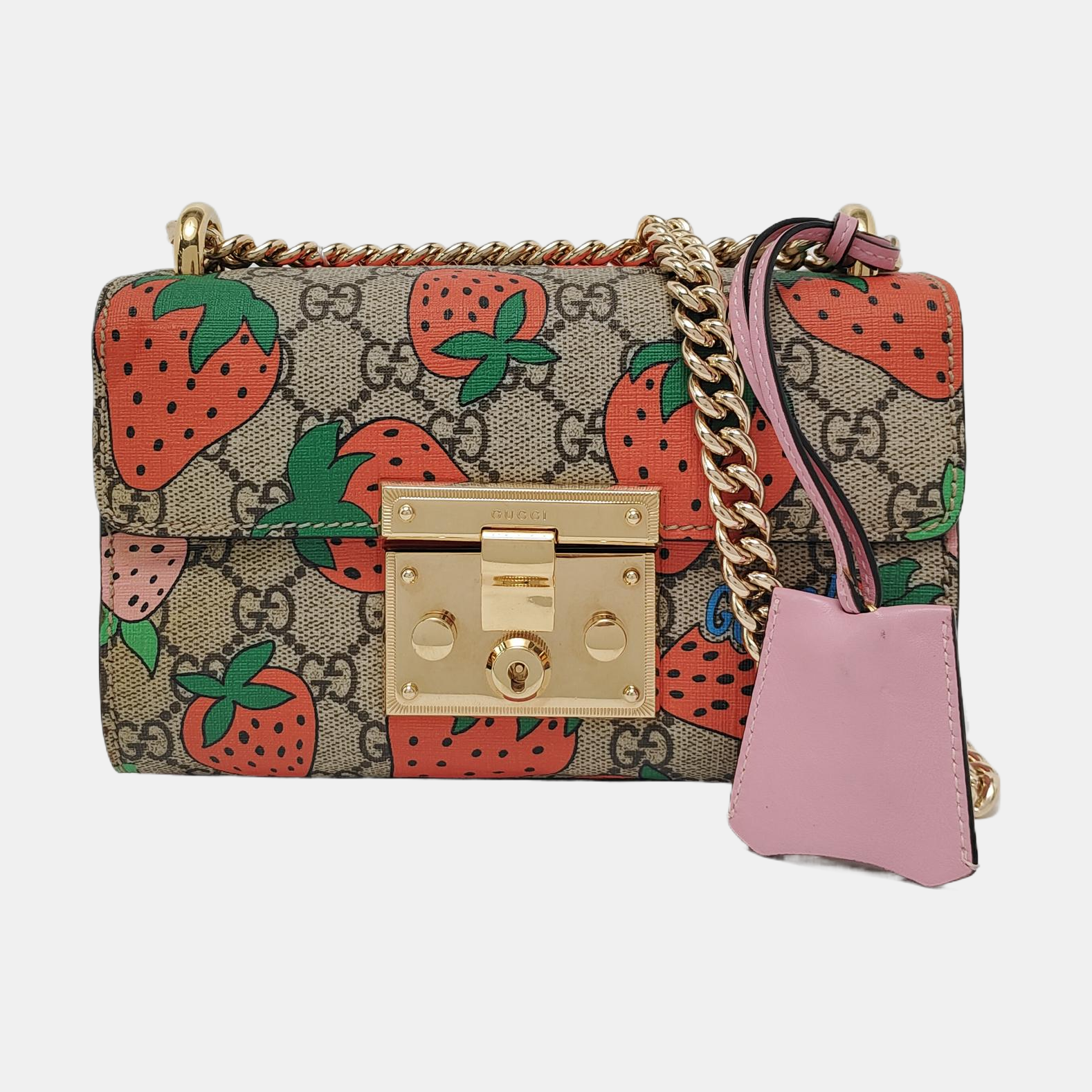 Authenticated pre-owned  Padlock Small Monogram Coated Canvas Multicolor - Crossbody Bag at Looply