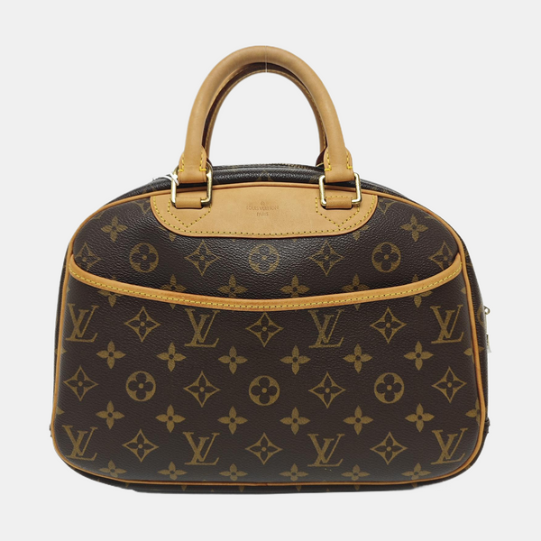 DEAUVILLE Monogram Coated Canvas Brown