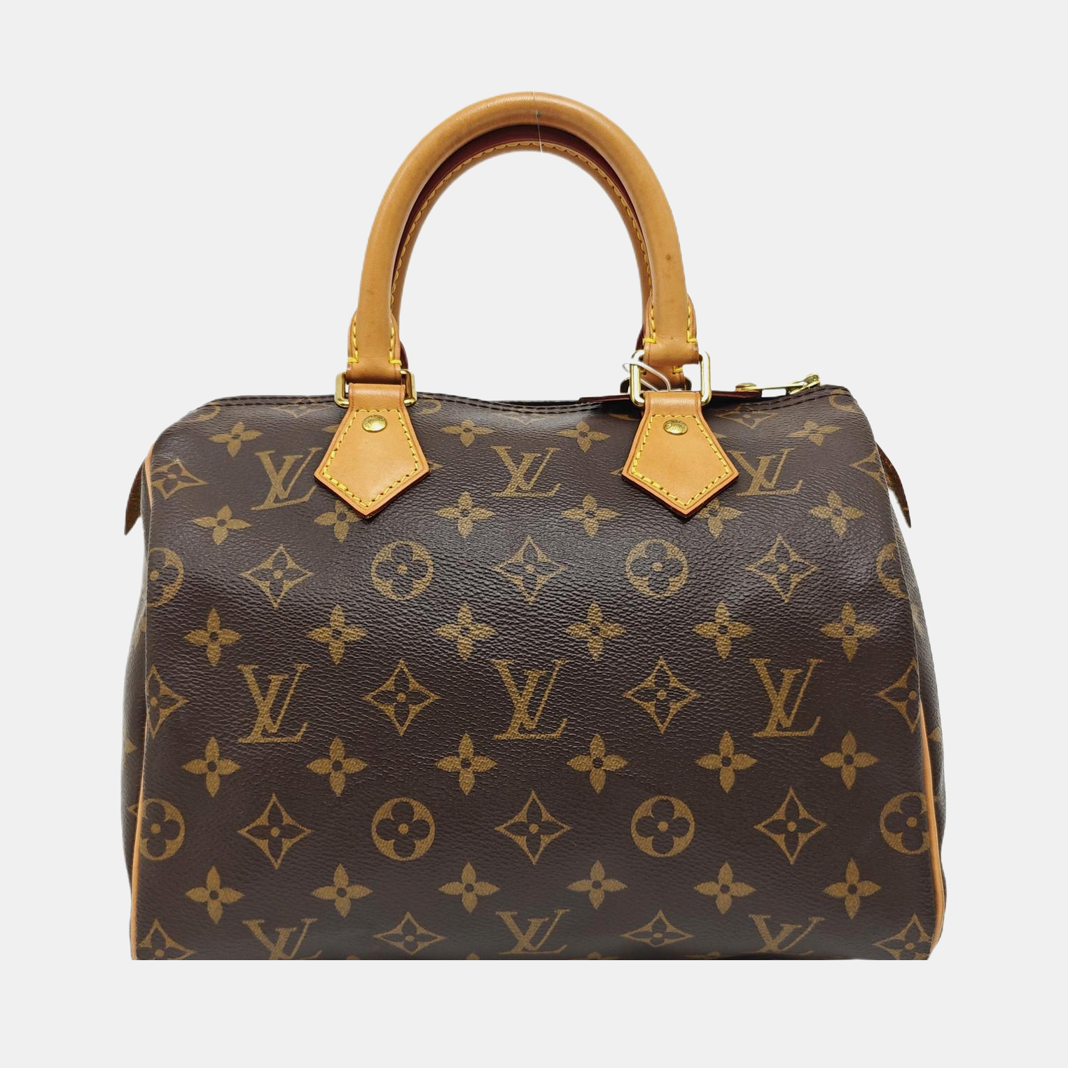 SPEEDY 25 Monogram Coated Canvas Brown