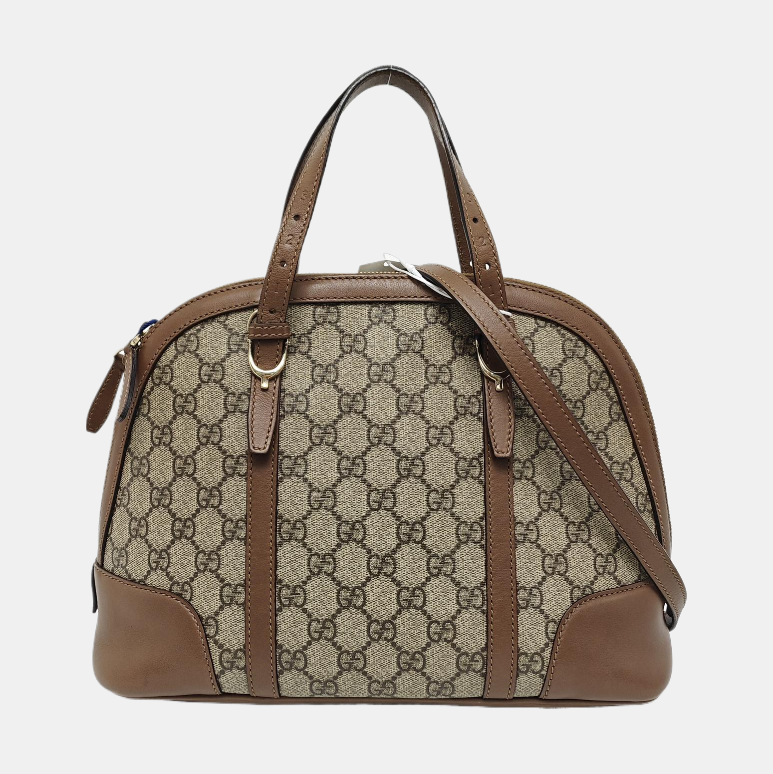 Microguccissima Monogram Coated Canvas Beige