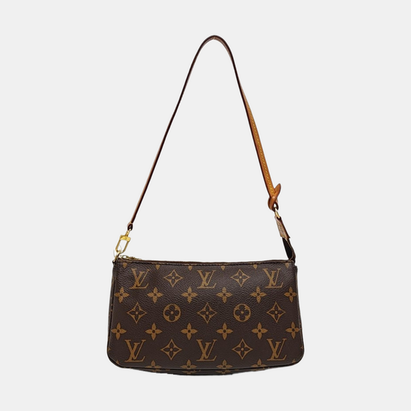 ACCESSOIRES Monogram Coated Canvas Brown