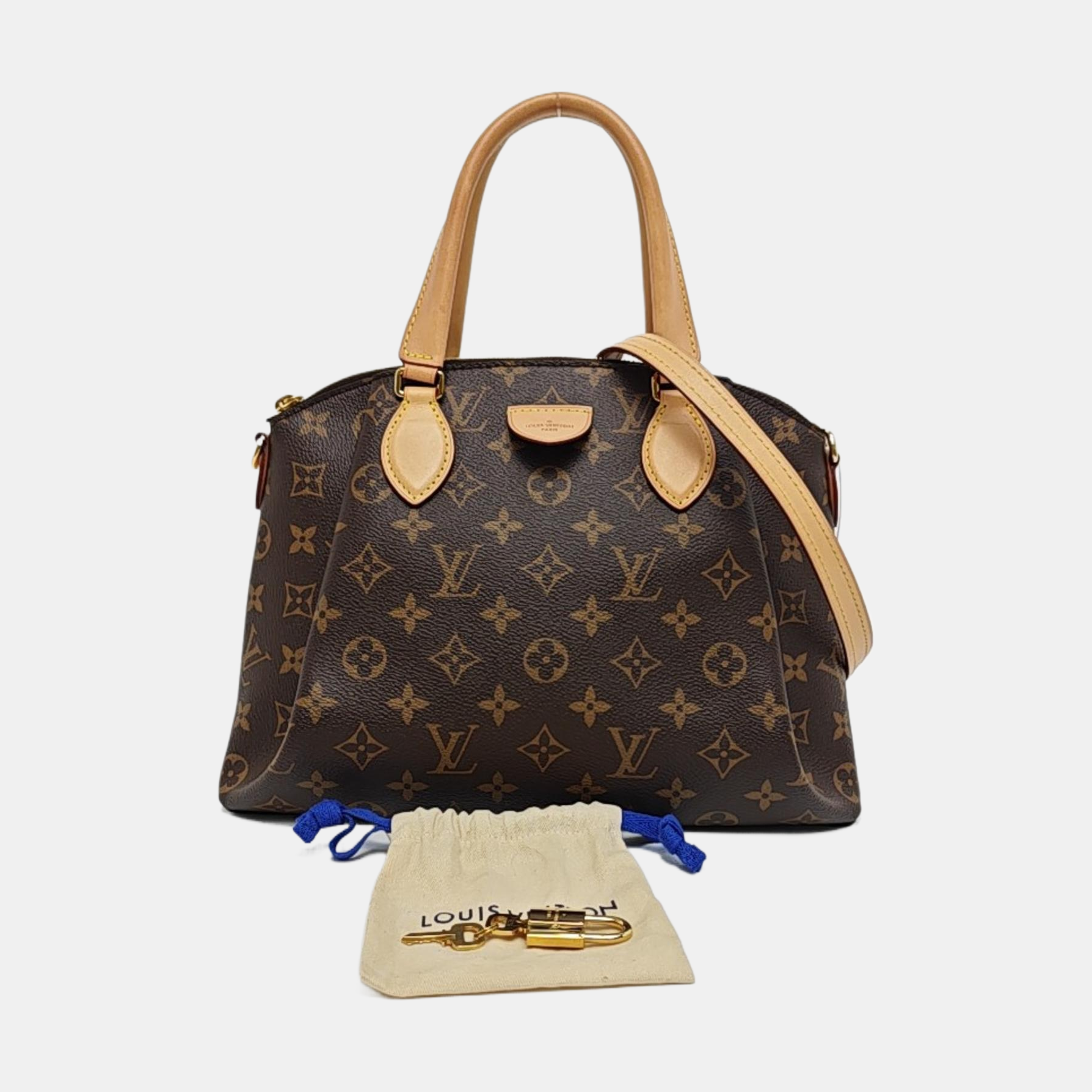 RIVOLI BB Monogram Coated Canvas Brown