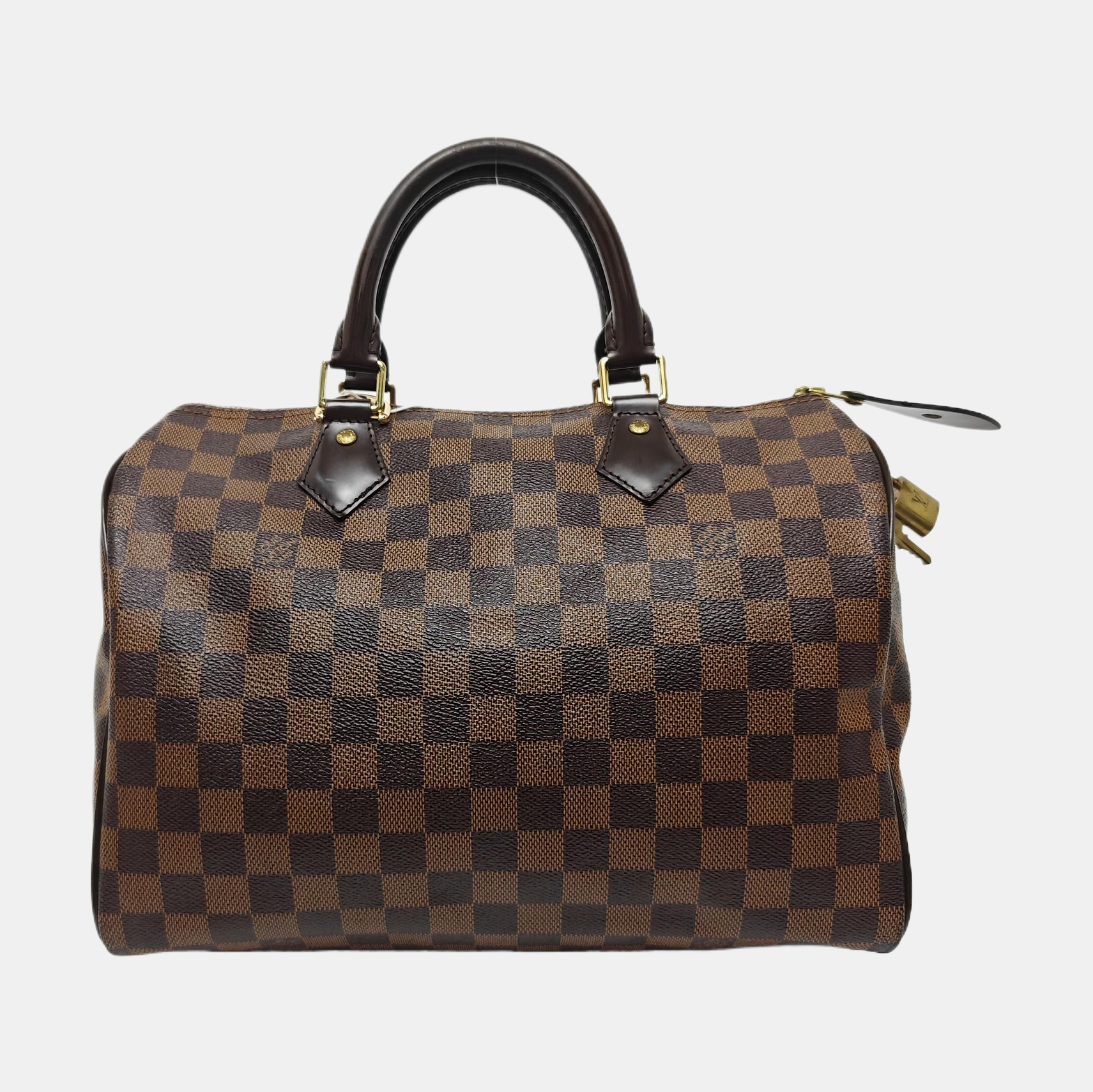 SPEEDY 30 Damier Ebene Coated Canvas Brown