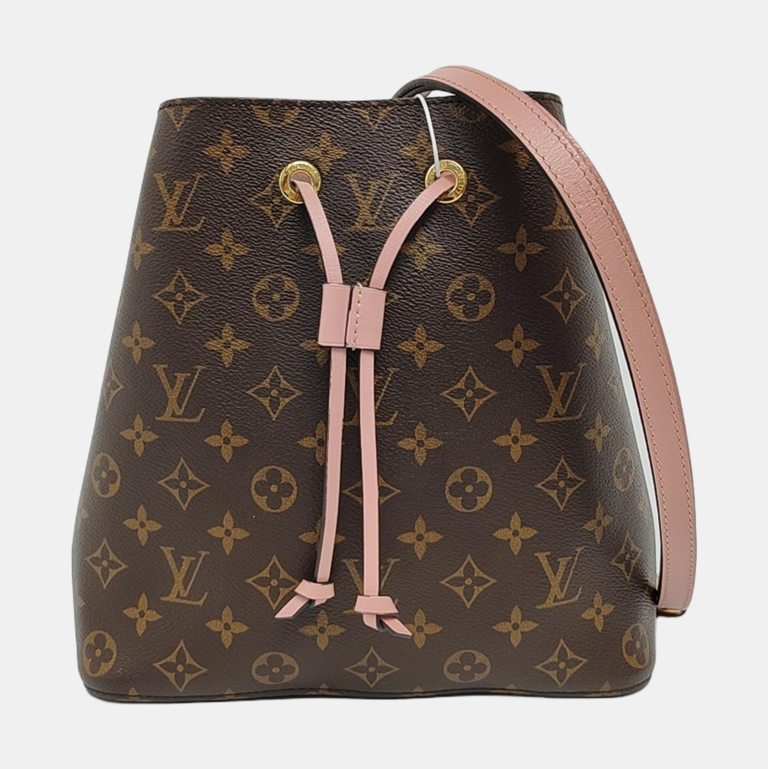 NÉONOÉ MM Monogram Coated Canvas Brown
