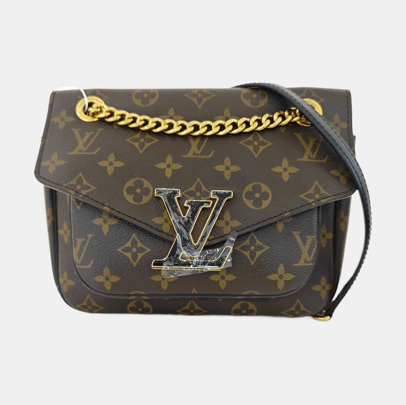 PASSY Monogram Coated Canvas Brown