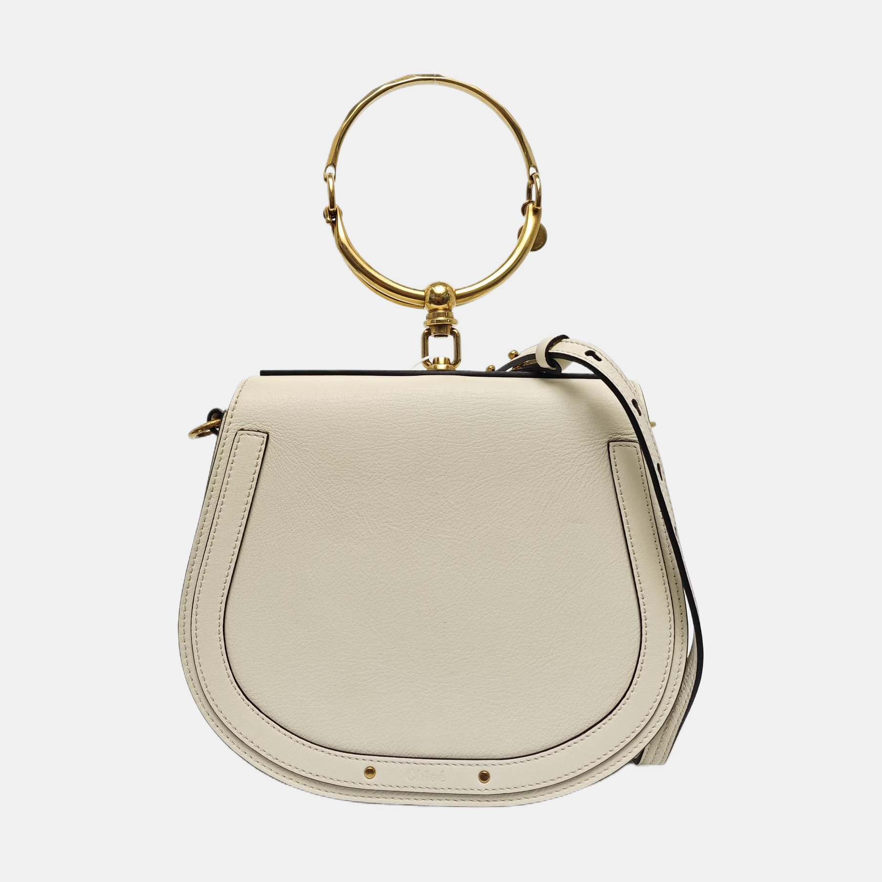 Nile Medium Calfskin White