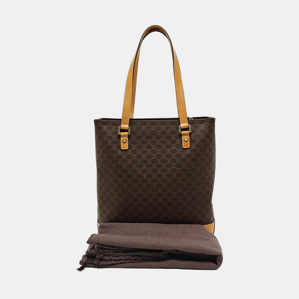 MACADAM TOTE Coated Canvas Brown