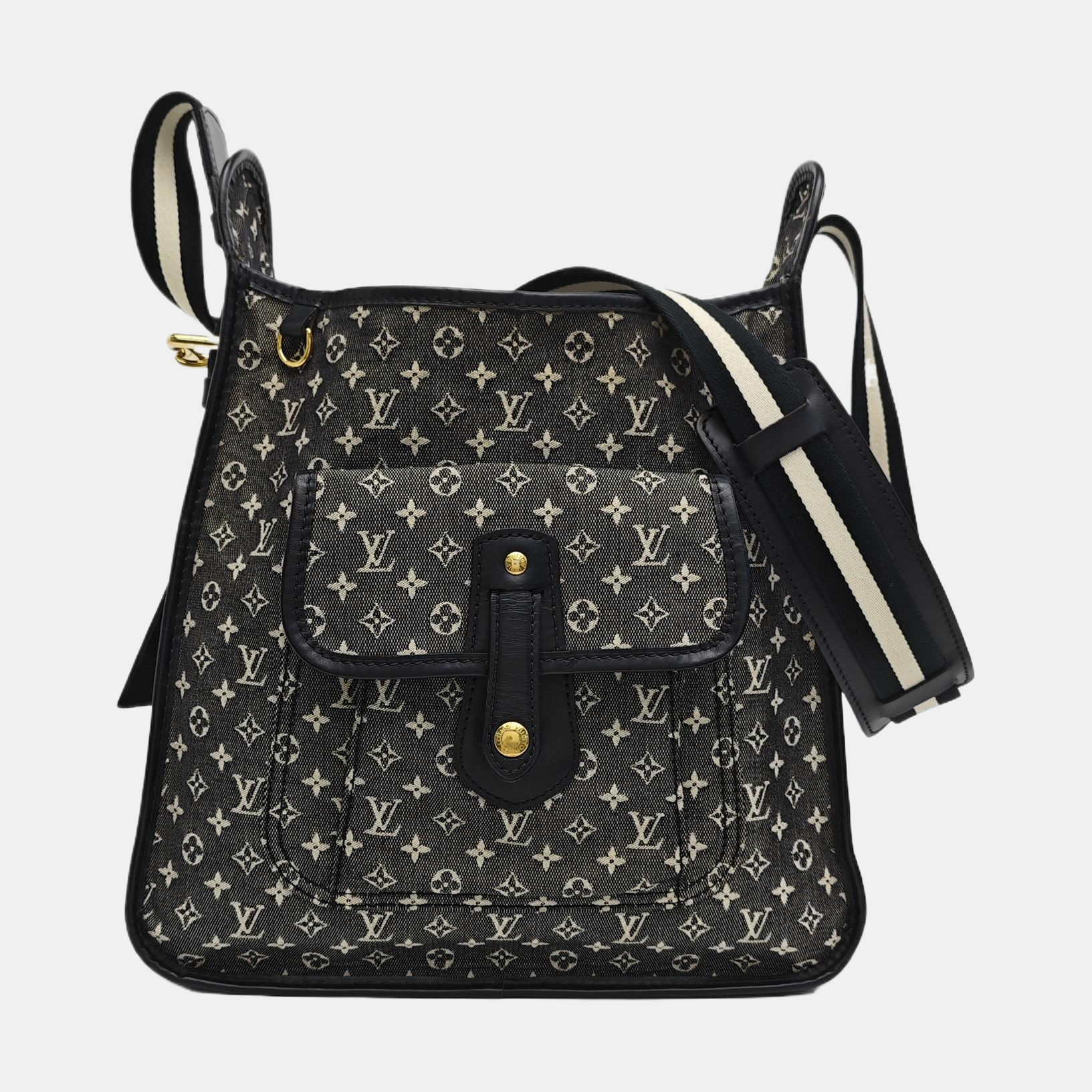 MARY KATE Monogram Canvas Gray