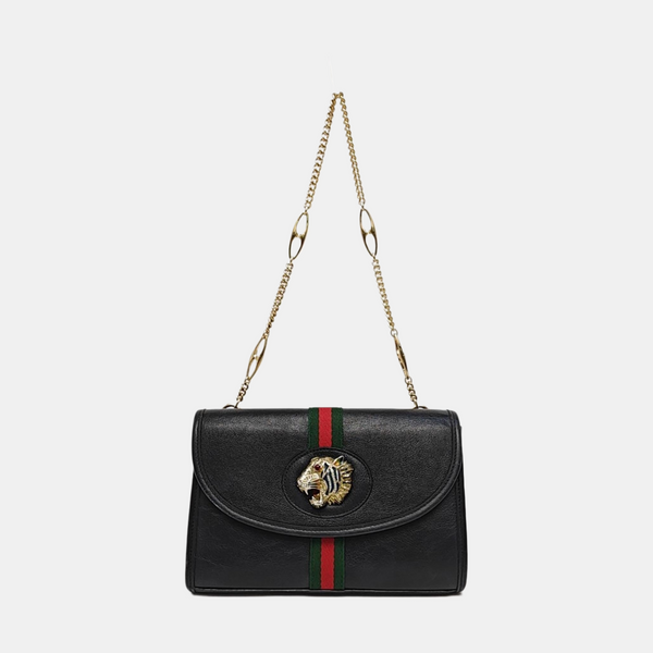 Rajah Small Calfskin Black