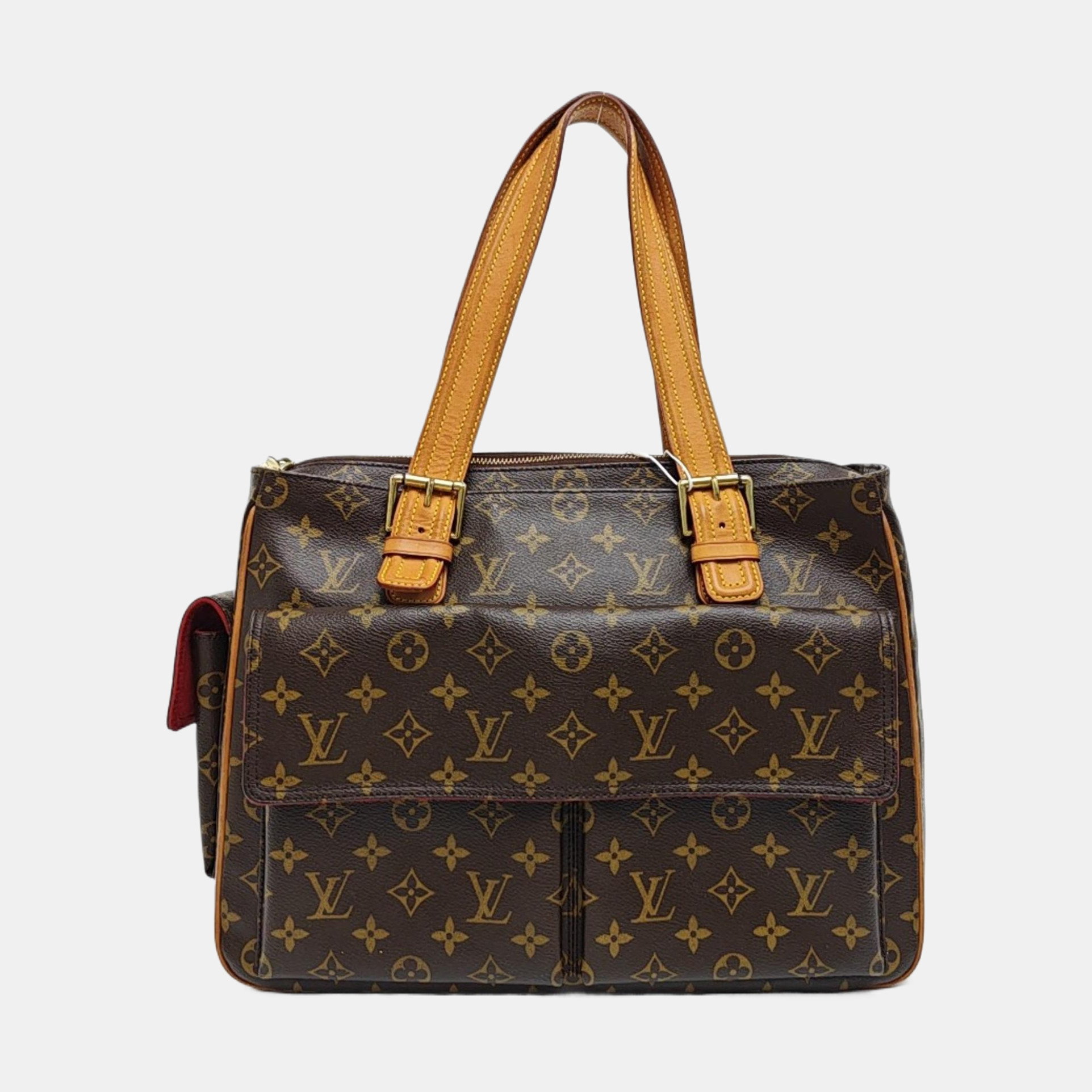 MULTIPLE Monogram Coated Canvas Brown