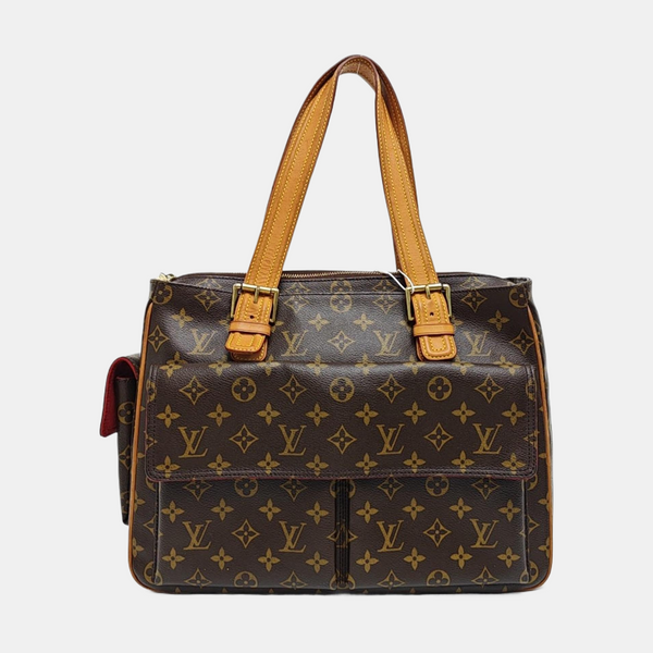 MULTIPLE Monogram Coated Canvas Brown