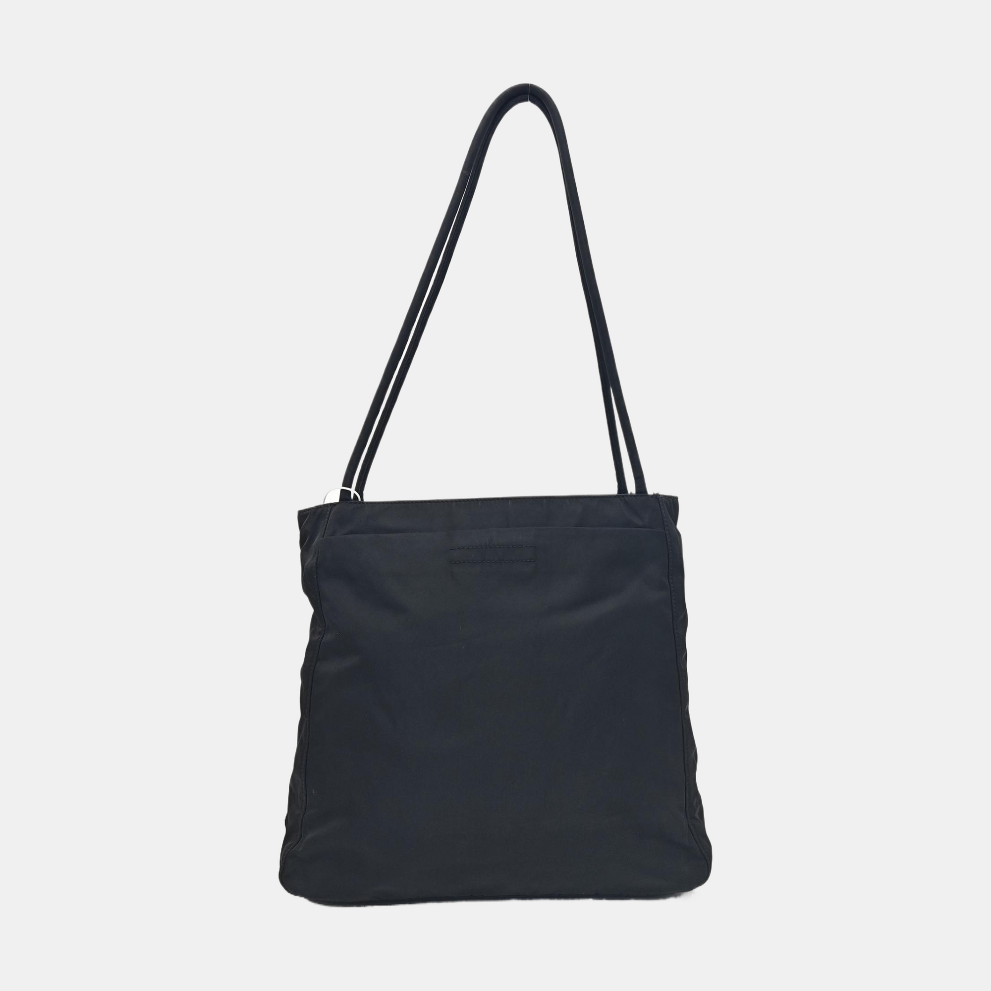 Nylon Tote Bag Black