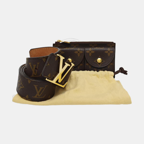 Monogram Coated Canvas Belt Bag Brown