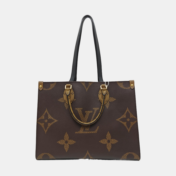 ONTHEGO MM Monogram Coated Canvas Brown
