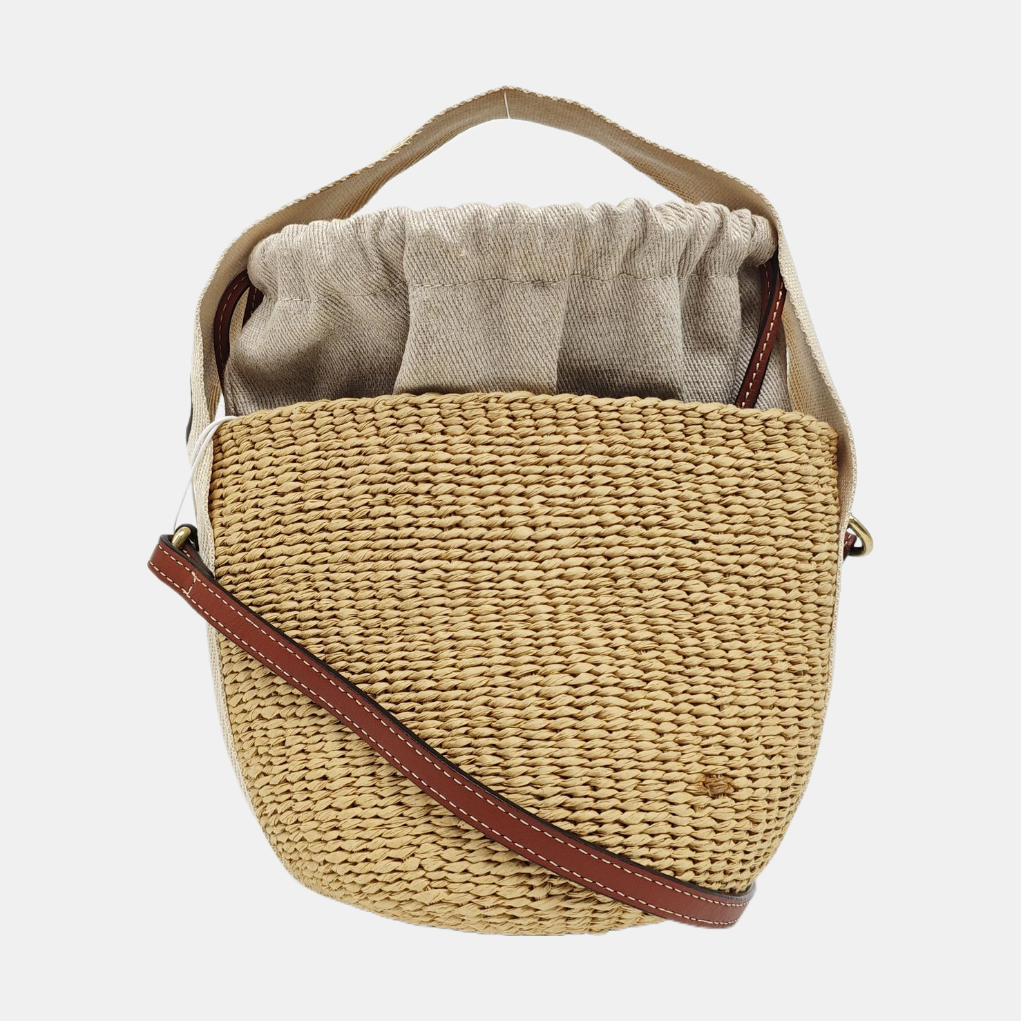 Special Material Shoulder Bag Brown