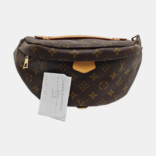 BUMBAG Monogram Coated Canvas Brown