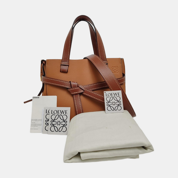 Gate Small Calfskin Brown