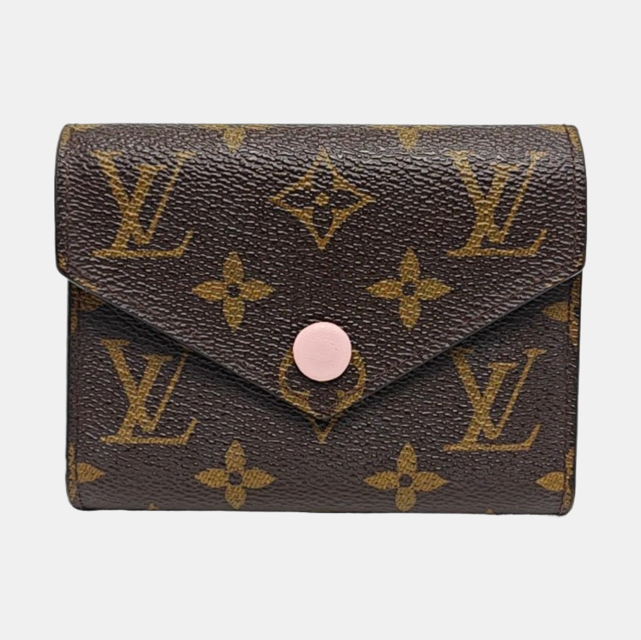 VICTORINE Monogram Coated Canvas Brown Wallet