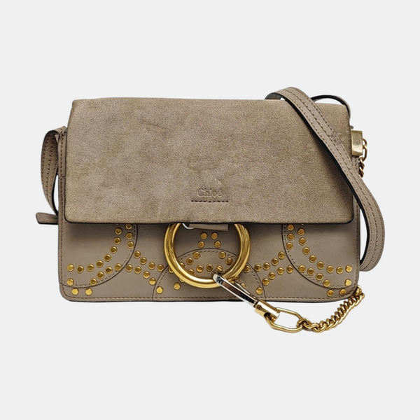 Faye Small Suede Gray
