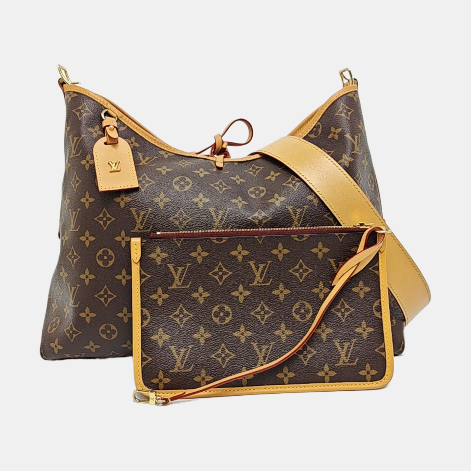 CARRYALL MM Monogram Coated Canvas Brown