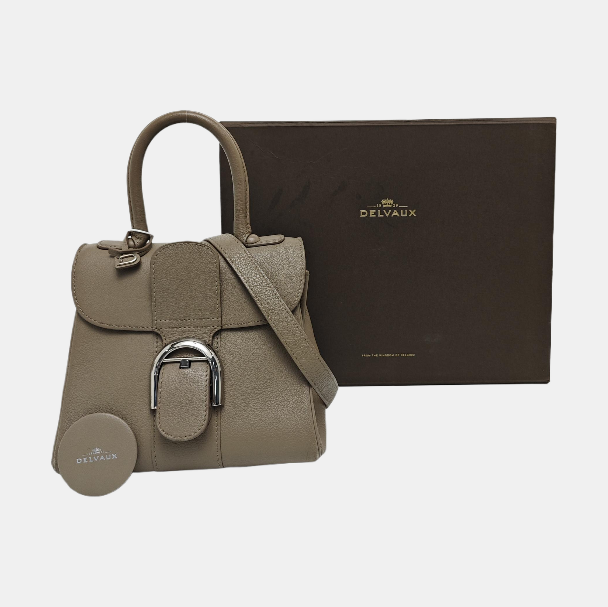 Brillant Mini Calfskin Gray