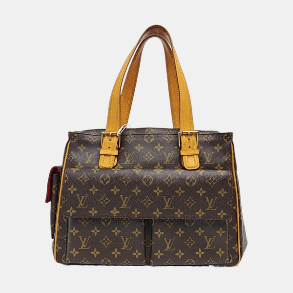 MULTIPLE Monogram Coated Canvas Brown