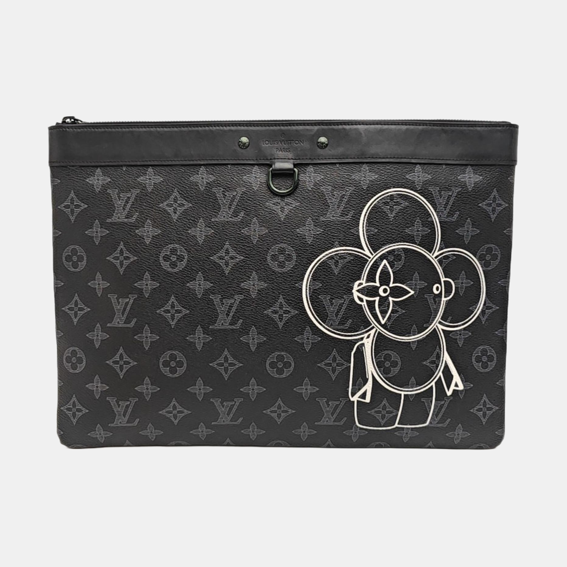 APOLLO GM Monogram Coated Canvas Black