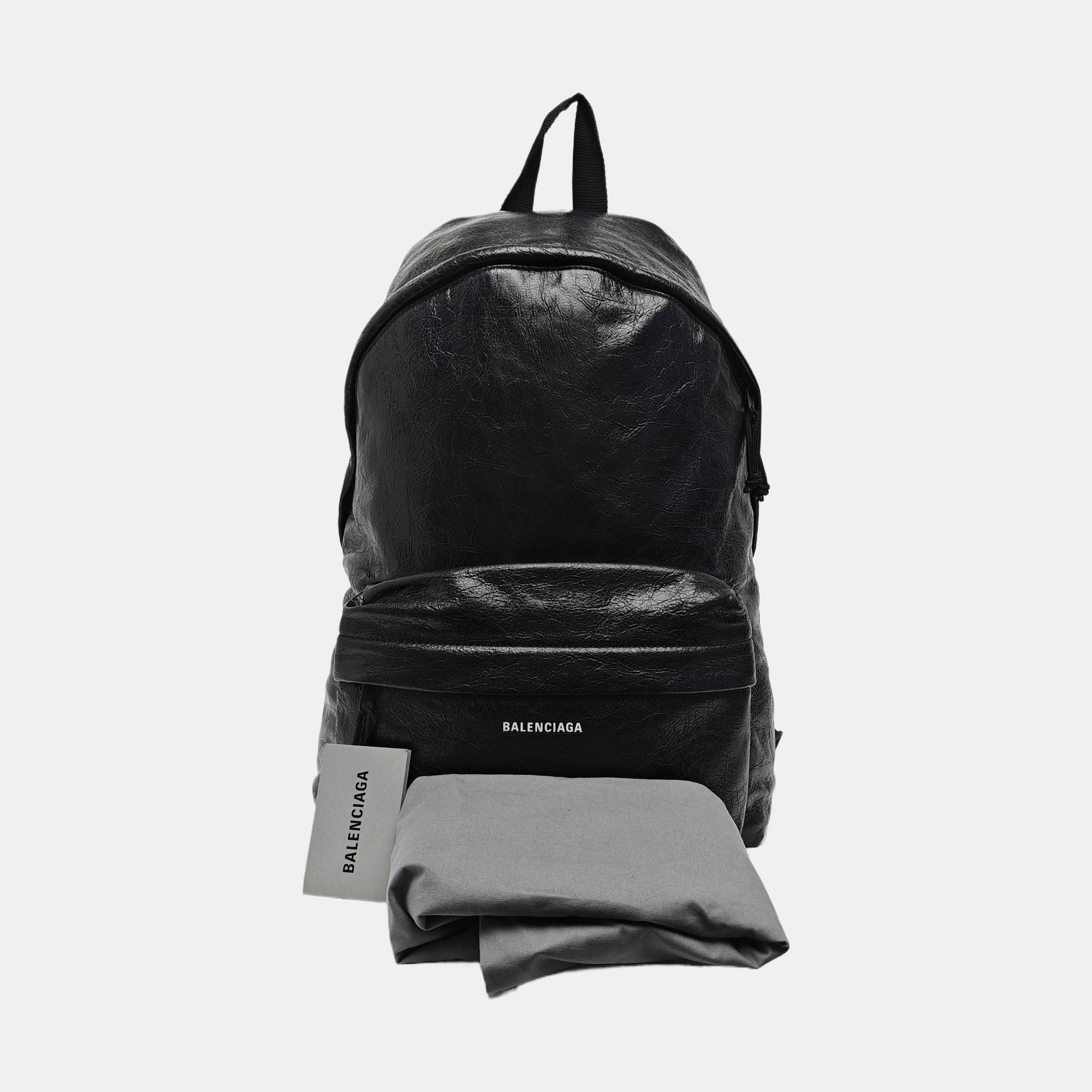 Calfskin Backpack Black