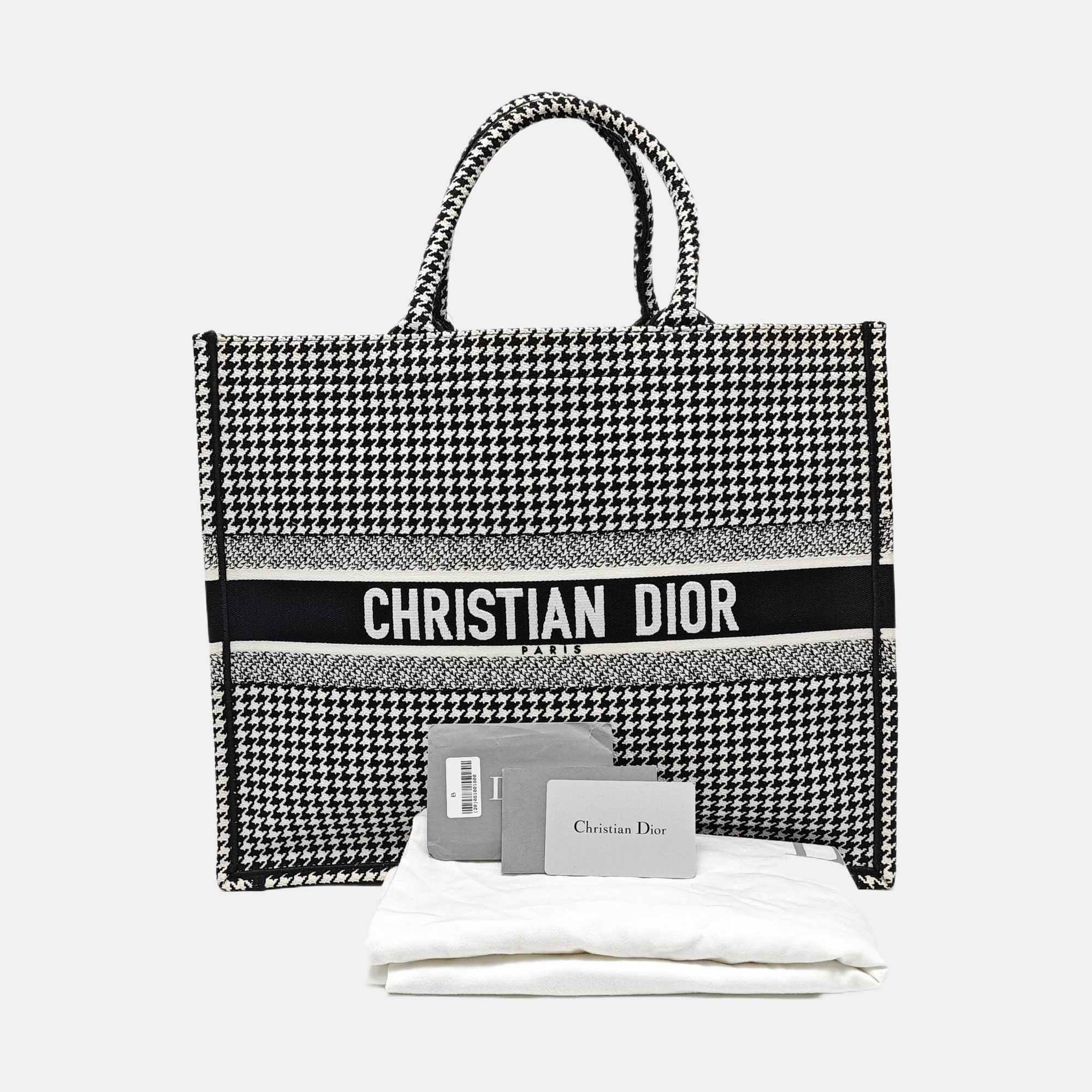 Book Tote Large Canvas Black