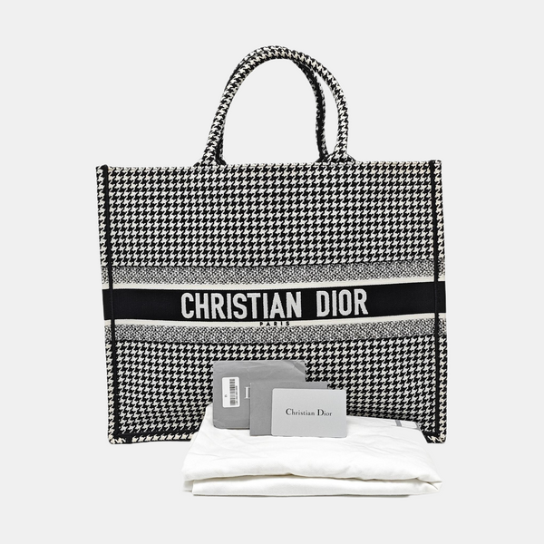 Book Tote Large Canvas Black