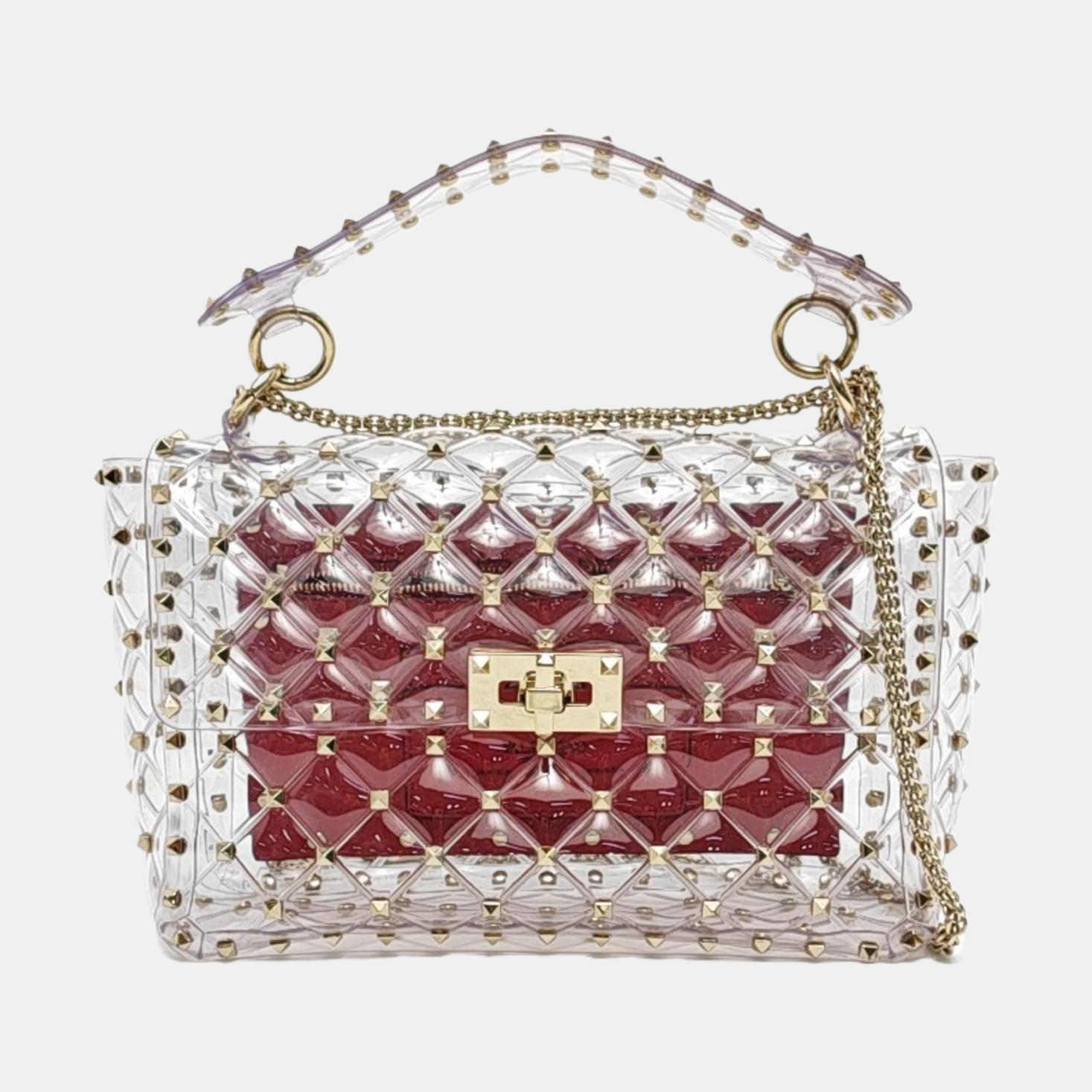 Spike Up Quilted Special Material Clear