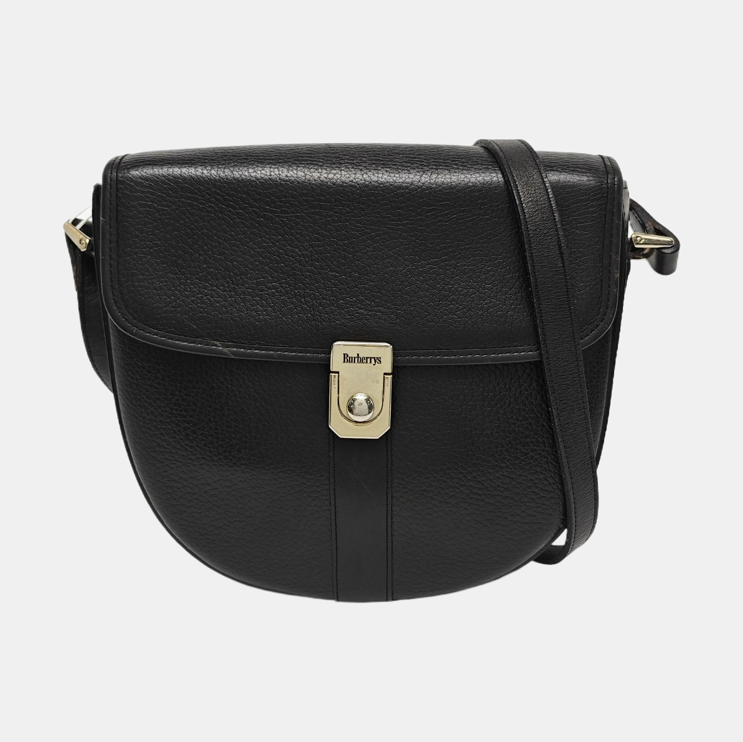 Calfskin Shoulder Bag Black