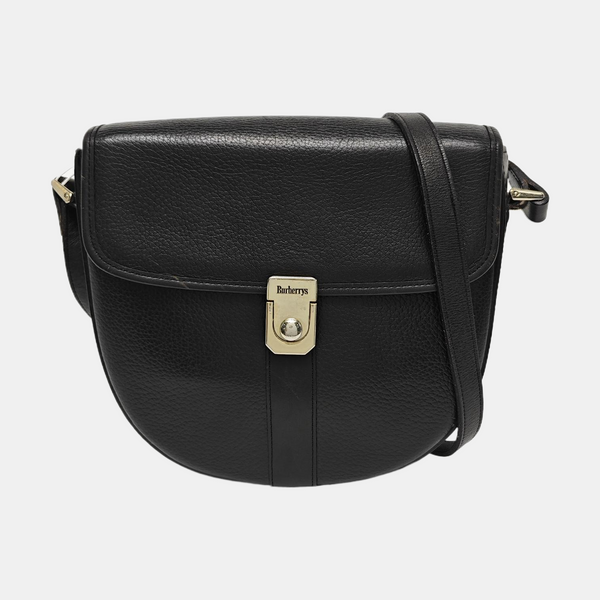 Calfskin Shoulder Bag Black