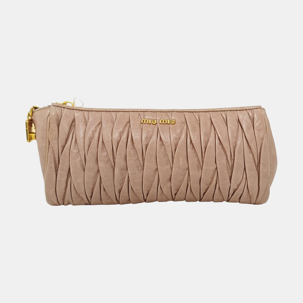 Matelassé Quilted Calfskin Pink