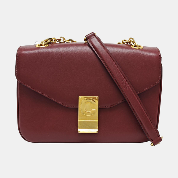 C Medium Calfskin Red